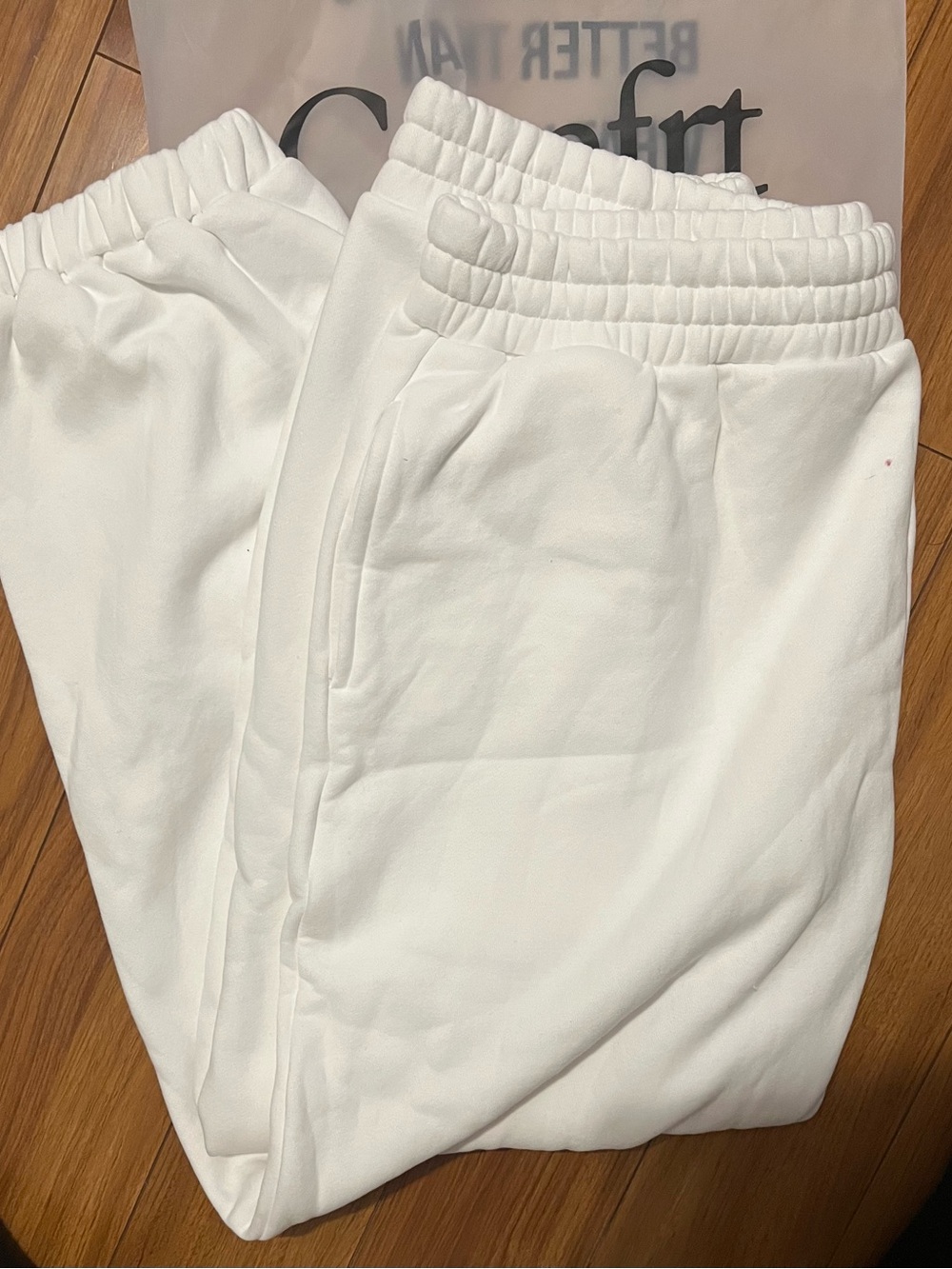 Snow Comfrt Sweatpants - Cozy Elastic Waist Bottoms